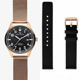 Bundle Madrid Ø 38mm - Mesh- und Lederband