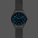 Melbourne - Ø 42mm - Mesh- u. Lederarmband Set